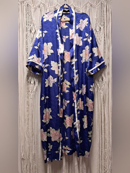 Dior Other - Vintage Christian Dior Floral Kimono Robe Size L